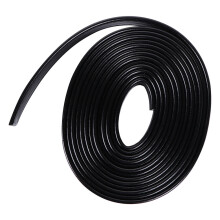 DIY Bag Material 3M PU Leather Roll, Double-side Hemming Strap for Sewing Pouch Purse Supplies, Black - compatible with hengzirui