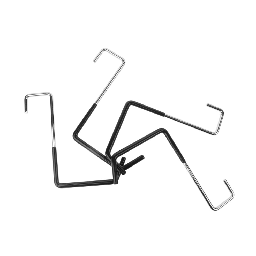 Garage Hooks Heavy Duty Wall Mounted Bicycle And Ladder Storage Pvc Coated Tool Organizer 4Pcs 9164114657541