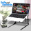 Pyle PLPTS38 Portable Adjustable Dual Device DJ Laptop Stand Workstation 3