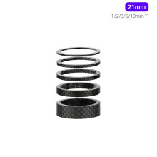 Carbon Fiber Bicycle Heightening Washer Kit 1/2/3/5/8/10/15/20mm For 28.6mm 21mm 5pcs