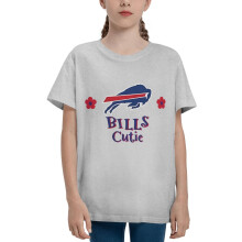 Bills Kids Short Sleeve Shirt for Boys and Girls Sports Football Team Logo for Baseball Fans Gifts