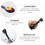 2pcs 5 in 1 Spoons Bottle Opener Travel Tableware Camping Tableware Spoon Fork 5
