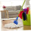 Universal Mop Handle Adapter with Secure Threaded Mop Head Clip for Easy Home and Kitchen Cleaning 5