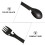 2pcs 5 in 1 Spoons Bottle Opener Travel Tableware Camping Tableware Spoon Fork 3