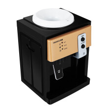 Gold Tabletop Hot and Cold Water Dispenser 110V Compact Loading for Home and Office