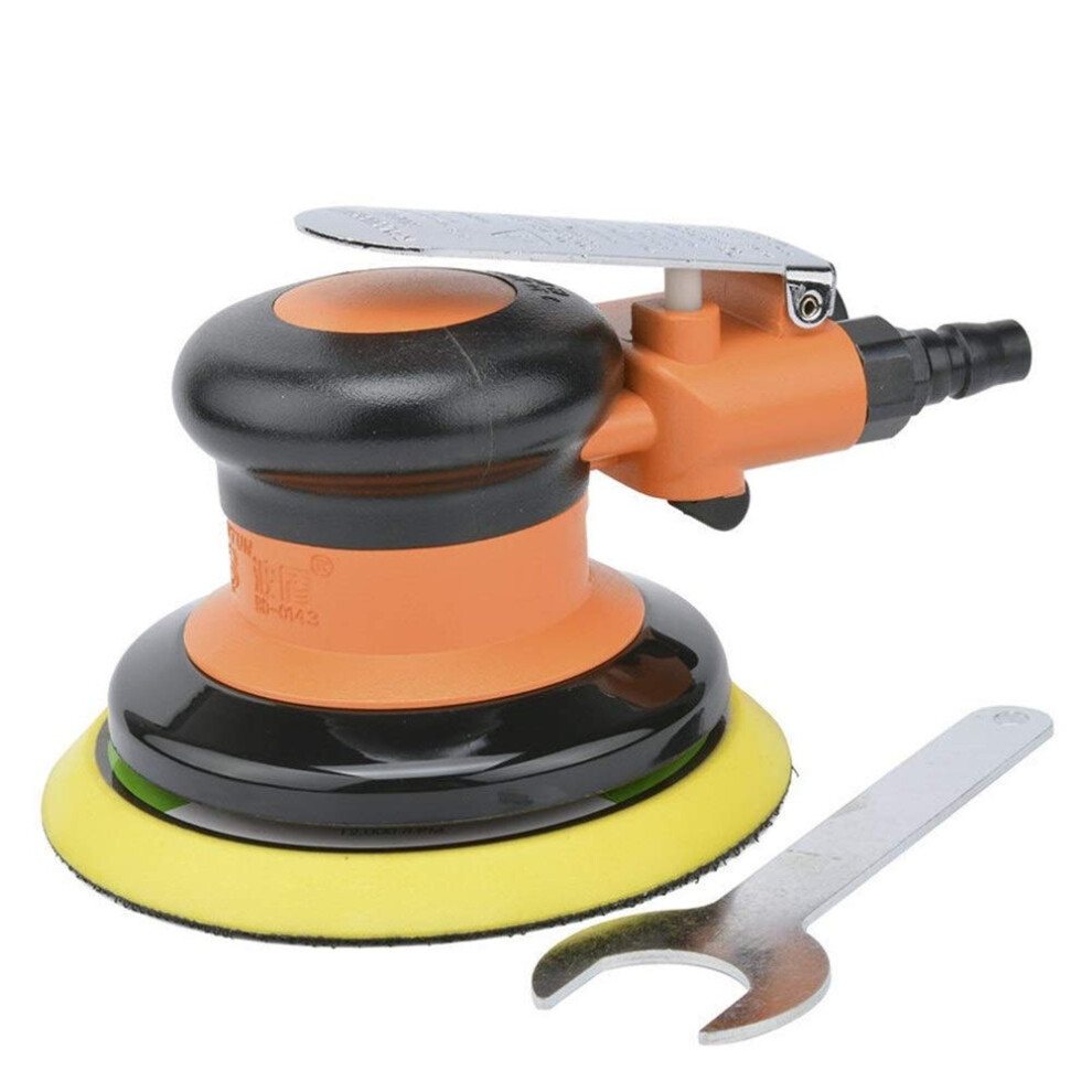 5 Inch Pneumatic Sander With Adjustable Torque And Easy Sandpaper Change, 125Mm Air Orbital 9053599438441