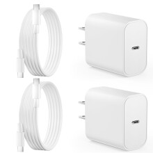 USB C Charger 20W Fast PD 3.0 Charging Block with 6FT Cable for iPad Pro Air and Mini