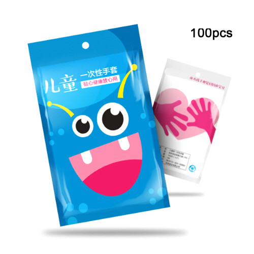 Durable Kids Disposable Gloves 100pcs for Cooking & Science Projects 1