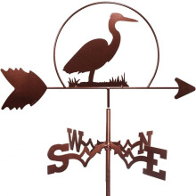 Metal Weather Vane for Roof and Garden Outdoor Decorative Wind Vane with Accurate Direction