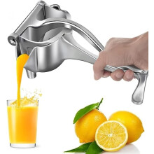 Heavy Duty Aluminum Manual Fruit Juicer with Ergonomic Alloy Handle for Lemon Orange Pomegranate