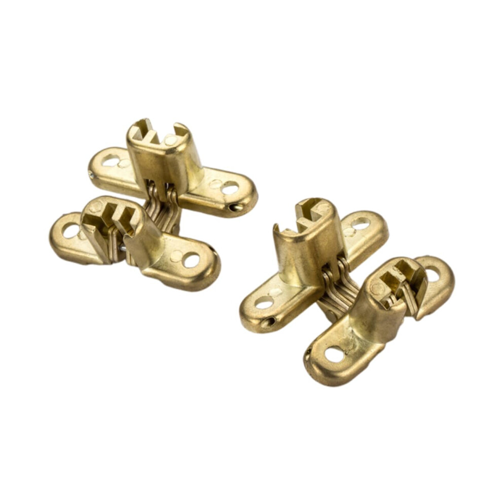Silent Soft Close Cabinet Door Hinges 4Pcs Zinc Alloy Compact Hidden Hinges For Furniture 9164114659170
