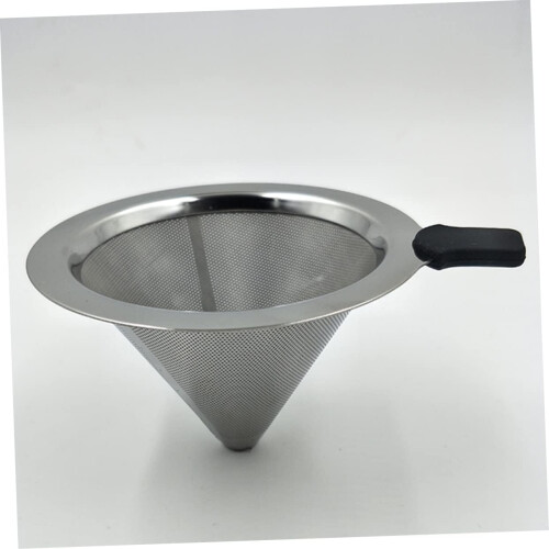 Stainless Steel Coffee Filter Reusable Single Cup Dripper for Cold Brew and Pour Over 2