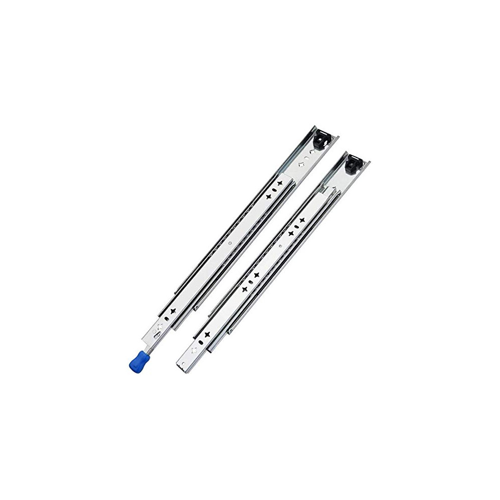 Heavy Duty Full Extension Drawer Slides With Lock, 265Lb Capacity Side Mount, Smooth Silent Glide 9164114659484