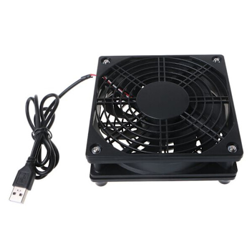 Router TV Box PC Fan Stand Protective Net Wireless Cooling Silent for DC 5V USB