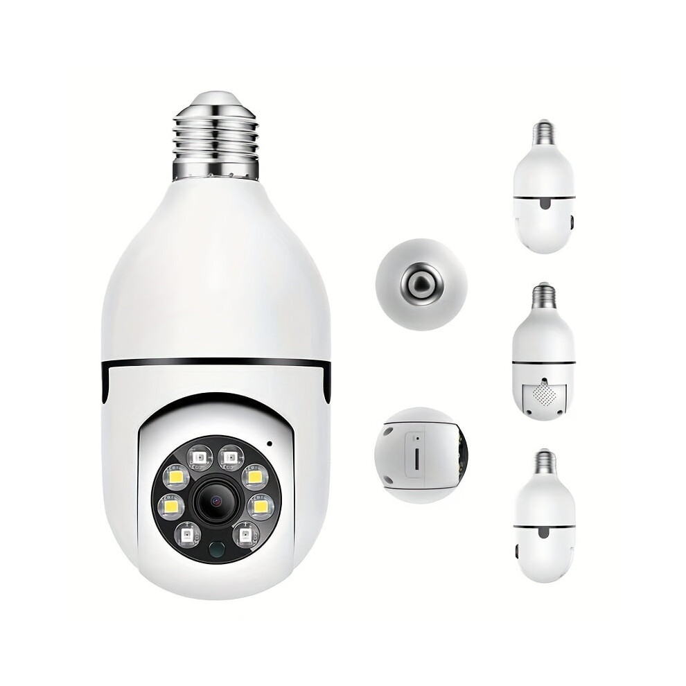 Lightbulb Security Camera 2.4Ghz, Bulb 360 Degrees Wifi Outdoor Indoor Full Color Day And Night 9395123775111