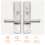 1 Set Indoor Door Knob Pull Handle Stainless Steel Entry Door Pull Handle 3