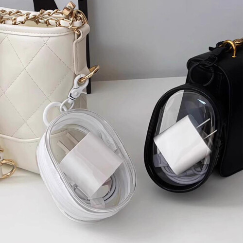 SUSUchens2Pcs Καλώδιο Δεδομένων Θήκη Φορτιστή Ακουστικά Οργανωτής Ελαφρύς Σχεδιασμός 2