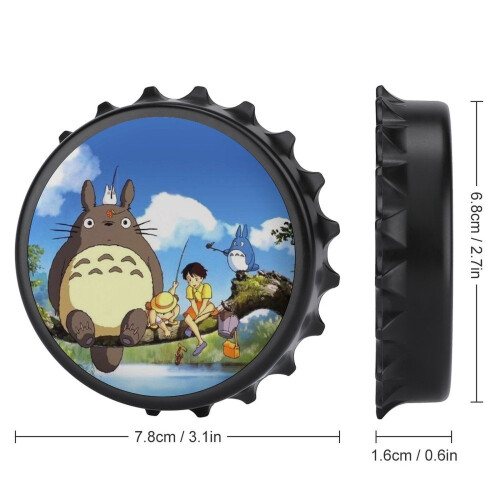 Μαγνητικό ανοιχτήρι μπουκαλιών My Neighbor Totoro με μαγνήτες ψυγείου - αυτοκόλλητο - 1