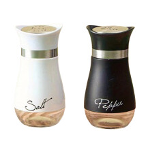 Ensemble de salière et poivrière rechargeables - Base en verre et couvercle en acier inoxydable, idéal pour la cuisine, le camping-car, le camping