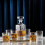 Set da whisky Gatsby Art Deco composto da 7 pezzi: decanter e bicchieri. 2