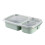 Boîte à lunch de conservation des aliments Uclet, réutilisable, en plastique à 3 compartiments. 2