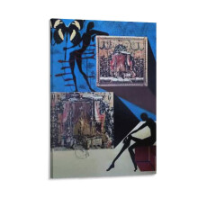 Estampe de Salvador Dali (1971), affiche murale surréaliste de mode, peinture sur toile 30 x 45 cm pour la décoration de la chambre à coucher