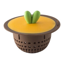 Filtre d'évier en forme de radis - Crépine d'évier, couvercle de bonde de sol en silicone anti-obstruction pour la cuisine