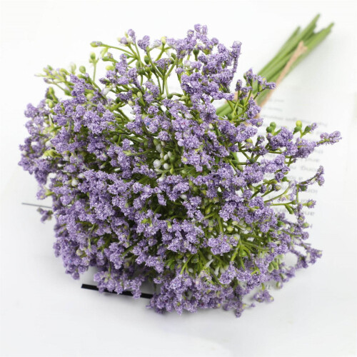 Miayilima Artificial12 τεμάχια τεχνητά λουλούδια Babys Breath για διακόσμηση Μπουκέτο γυψοφίλης
