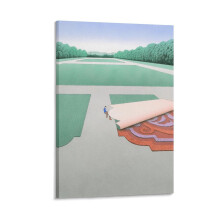 Affiche décorative de l'artiste français Guy Billout, 30 x 45 cm (12 x 18 pouces).