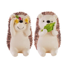 Lot de 2 porte-brosses à dents créatifs en forme de hérisson, étagères de rangement multifonctions, organisateur de brosses à dents pour salle