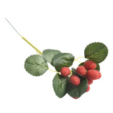 Fruits artificiels : longane, litchi, myrtille, cerises, décoration intérieure