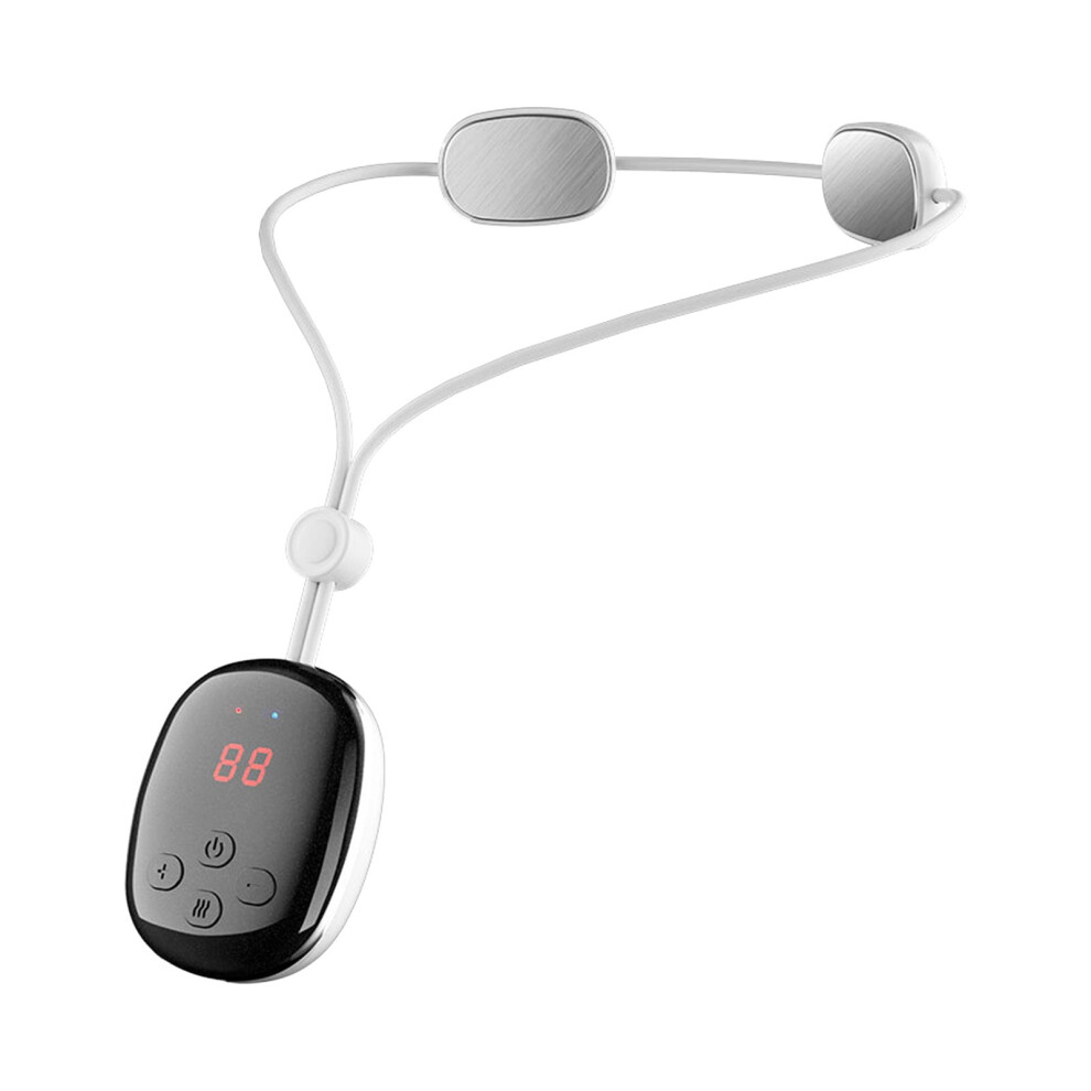 YgkuHd Intelligent Neck Massager, Cordless with Heat, 5 Modes 15 Levels, Deep Tissue Relaxation - Compatible with neck therapy needs
