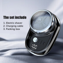 Mini Electric Shaver for Men Vehicle Mounted Shaver Black