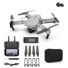 Quinlirra Clearance Drone with Camera for Adults Kids, 1080P HD FPV, 90 Adjustable Lens, Gestures Selfie, One Key Start, 360 Flips, Toy Gift