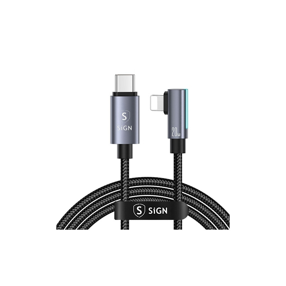 Sign Usb-C To Lightning Cable 2M, 20W - Black 9425574821676