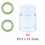 Buse en verre transparente TIG Visualize pour consommables WP9/17/18/20/26 1