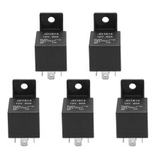 5 kpl 12 V voltin 40 A AMP 5-nastainen vaihtorele autoon, autoon, moottoripyörään, veneeseen