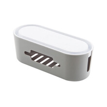 Organisateur de prises multifonctionnel Mizh, boîtier de rangement pour câbles en plastique, cache-câbles, multiprise, gestion des câbles,