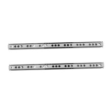 Soft Close Full Extension Ball Bearing Drawer Slides Narrow Side Mount Glides Dual Access Rails