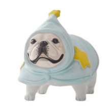 Statue de bouledogue français - Sculpture artisanale originale - Ornement décoratif pour la maison, le bureau ou la table
