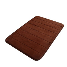 Tapis de bain Oxodoi 43 x 61 cm en mousse à mémoire de forme, antidérapant et absorbant, en microfibre douce et lavable en machine. Décoration de