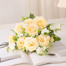 Bouquet de pivoines et d'hortensias artificiels en soie, fleurs de roses artificielles réutilisables pour mariage, décoration intérieure, fête