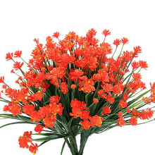 Lot de 5 camélias artificiels réalistes pour une décoration printanière colorée