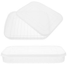 Lot de 4 boîtes hermétiques pour bacon, contenants de rangement pour bacon à conserver au réfrigérateur.