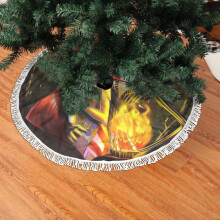 Julgranskjol med spetsfransar, The Nightmare Before Christmas Mjuk, lätt och skön granskjol 122 cm