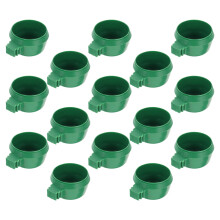 Lot de 15 mangeoires pour oiseaux, accessoires pour perroquets, cage à nourriture, abreuvoir, bol et boîte de rangement
