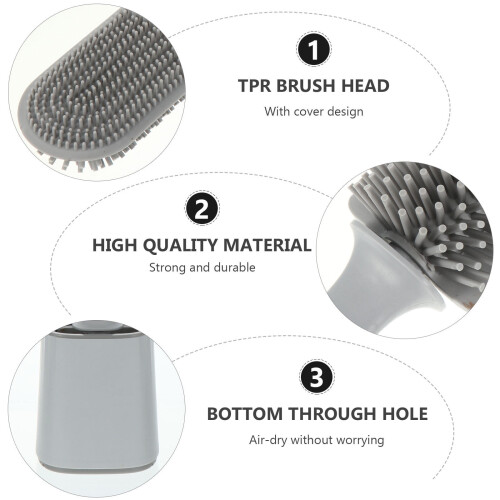 Ensemble de brosses de toilette professionnelles murales (1 pièce) 1