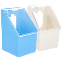 Guangmc2pcs Plastic Vogelvoederbak Waterbak Voerbak voor Duiven, Kippen, Konijnen, Papegaaien