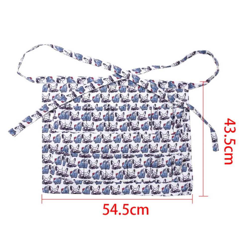 Quinlirra Egg Collecting Apron With Pockets, Compatible With Chicken, Duck, Goose Eggs Gathering For Farmhouse Kitchen 9425574824738