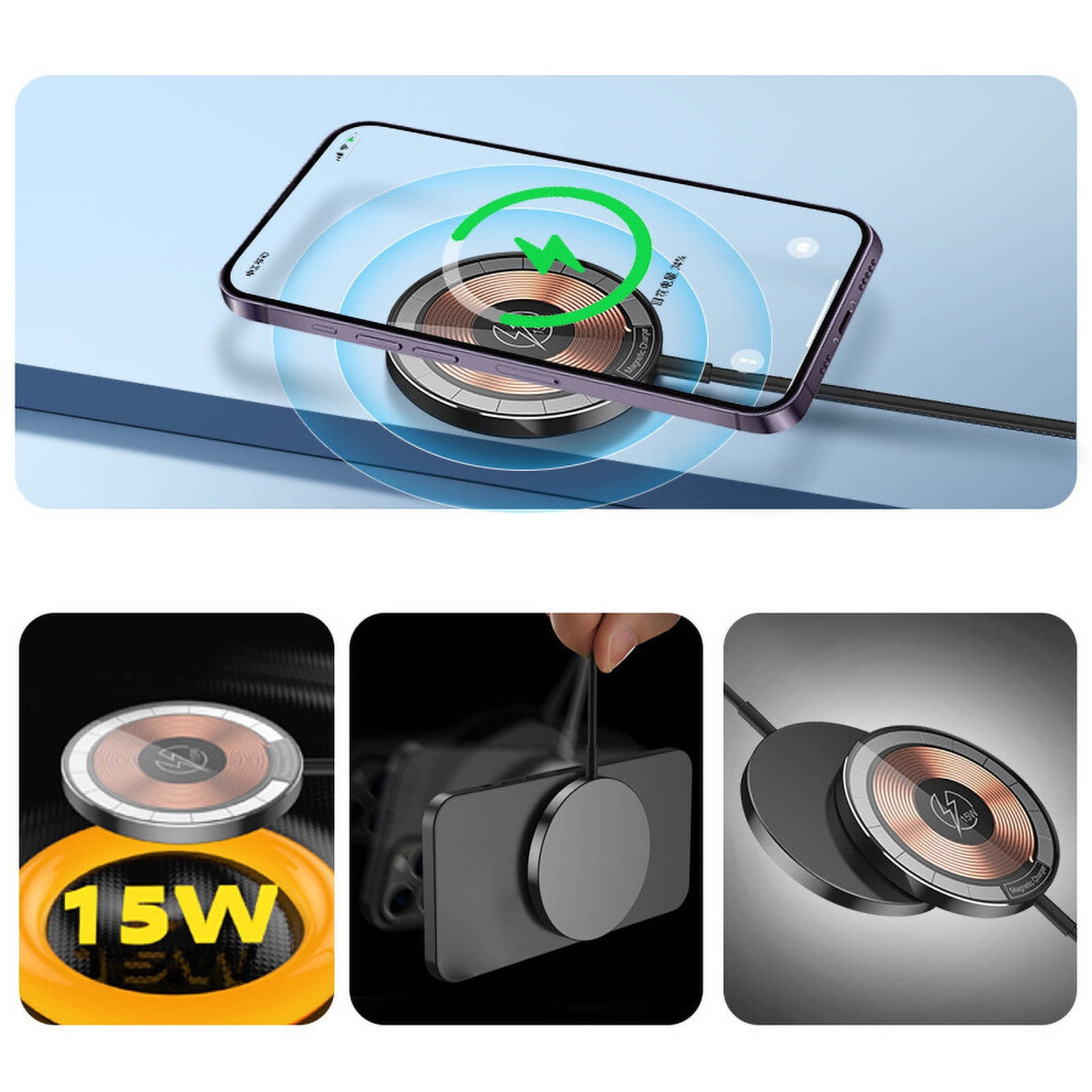 Cyber Monday Deals 2024: Viflosae Compatible With Iphone Charger, Magnetic Suction Wireless Charger, Fast Charging For Mobile Phones 9425574825056
